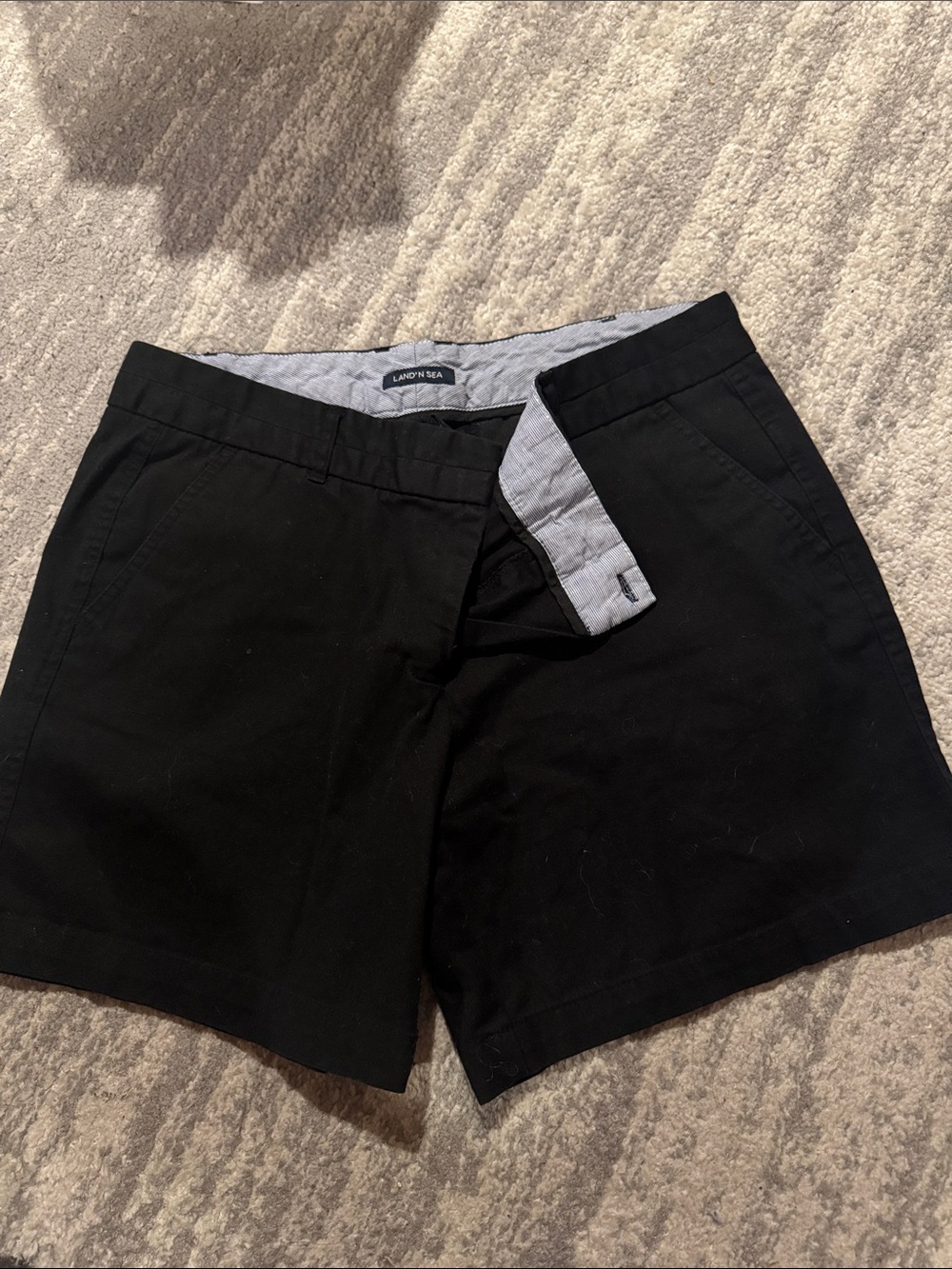 Women's Black Tailored Shorts